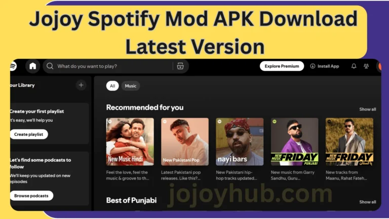 Jojoy Spotify Mod APK Download Latest version