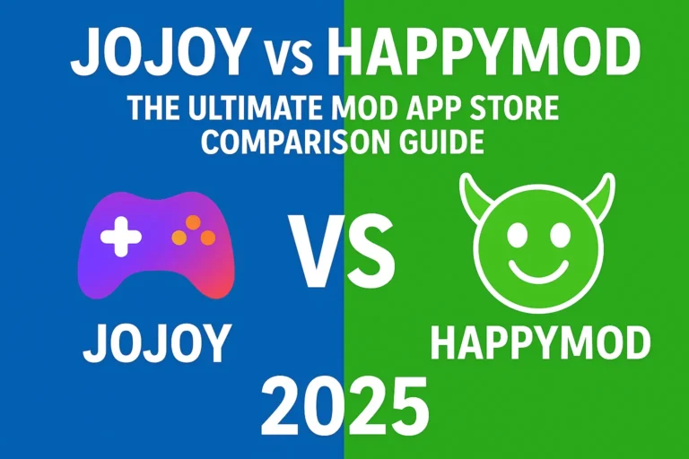 Jojoy vs HappyMod (2026) Which Mod App Store Is Your Favorite? 4 Jojoy vs HappyMod (2025)- The Ultimate Mod App Store Comparison Guide